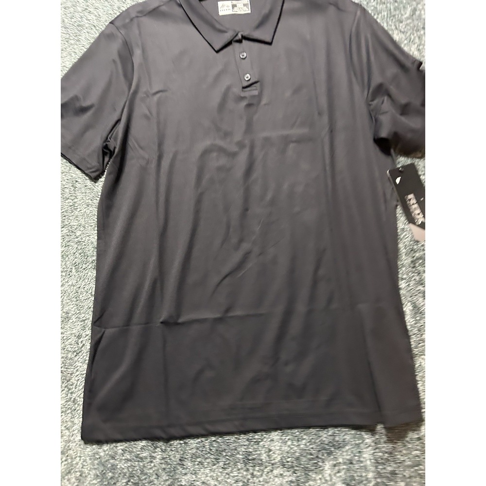 RBX Active Performance Men's Black Short Sleeve Polyester Blend Polo-Large  (R1)